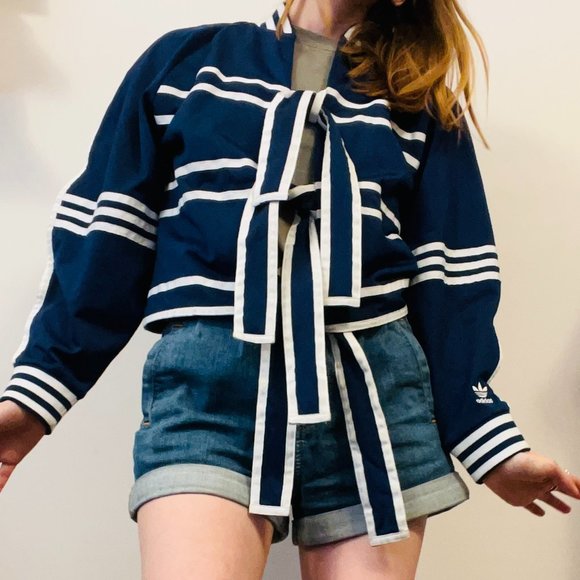 Adidas Jin Won Choi Women's Navy Blue Jacket. XS - Picture 2 of 11